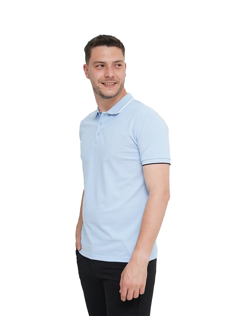 Polo en piqué de coton